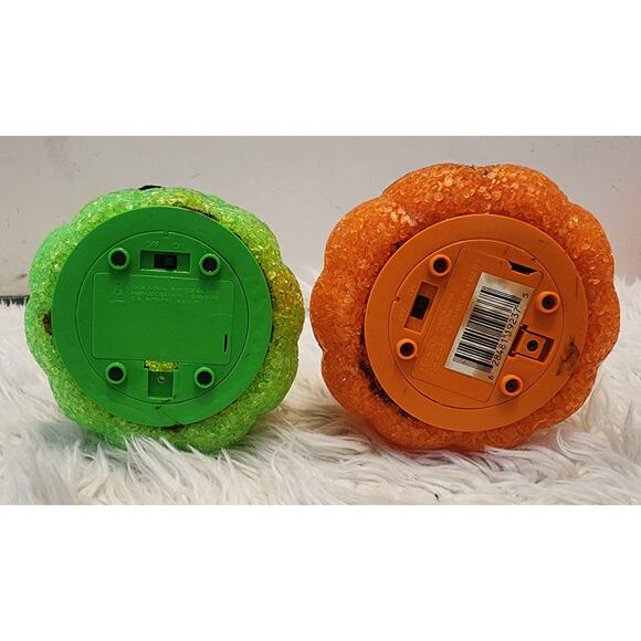 Set of 2 small Vintage Seasons Jack-O-Lantern Pumpkin. - Picture 3 of 5